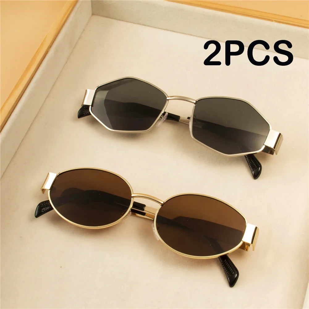 Lunettes de soleil polarisées UV400 — cadre rond, casual, mode, extérieur