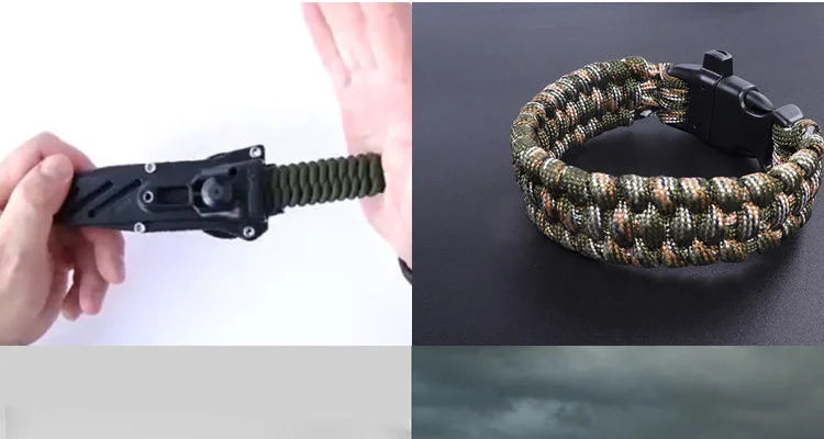 Cordon de parachute militaire standard 550 de 100M/50M, 9 brins, 4mm, pour survie en extérieur, tente et sangle de fixation