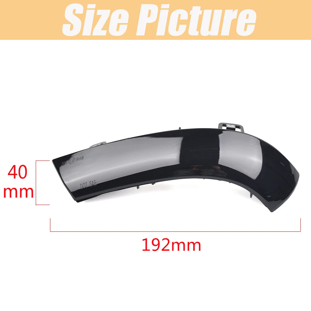 LED Dynamic Turn Signal For VW Passat B6 GOLF 5 Jetta MK5 Passat B5.5 GTI V Sharan, Flowing Water Blinker Light