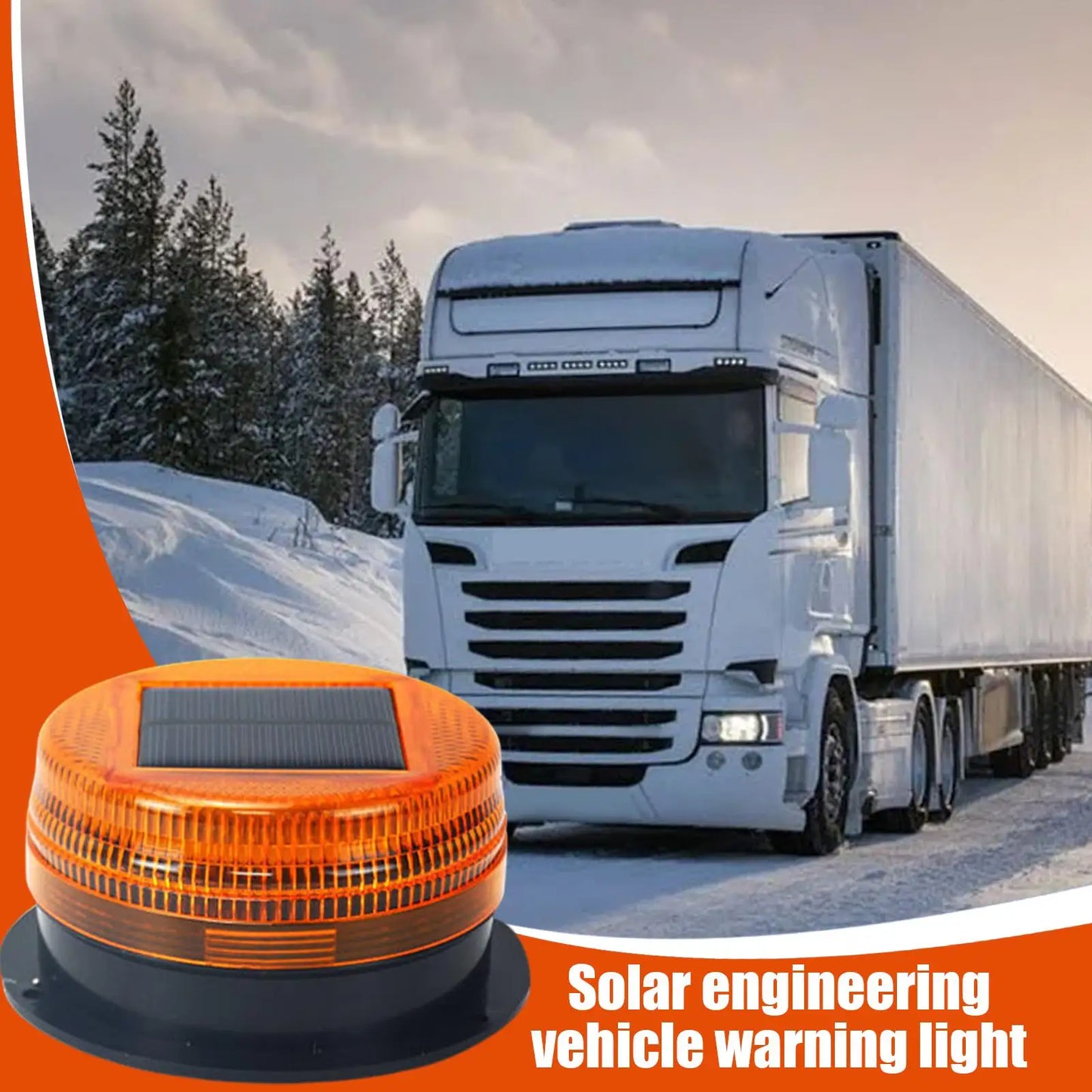 Lampe de poche d'avertissement de nuit LED solaire étanche Flash plafond lumière stroboscopique trafic route balise toit de voiture clignotant lumière de secours