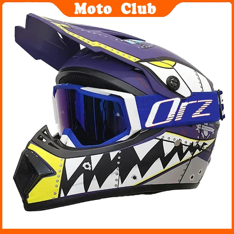 Professional Motorcycle Helmet Motocross Off-Road Protective Helmet Children's Off-Road Helmet Capacete De Motocicleta Goggles Gifts