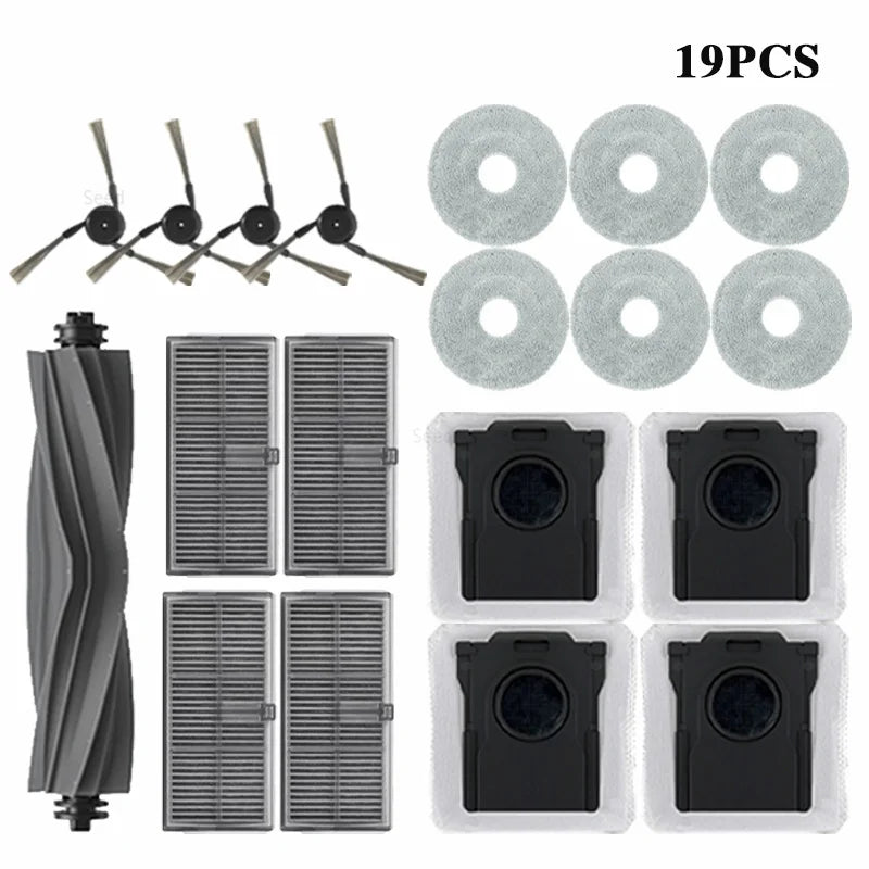 Dreame L40 Ultra / X40 Ultra Robot Vacuum Cleaner Accessories Dust Bags Mop Main Side Brushes Cloths HEPA Filters Spare Parts
