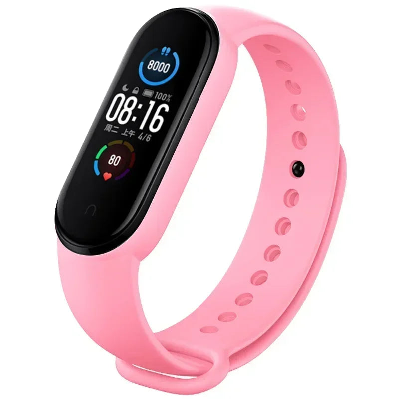 Bracelet Silicone Remplacement Band 3/4/5/6/7 — Accessoires Montre Connectée