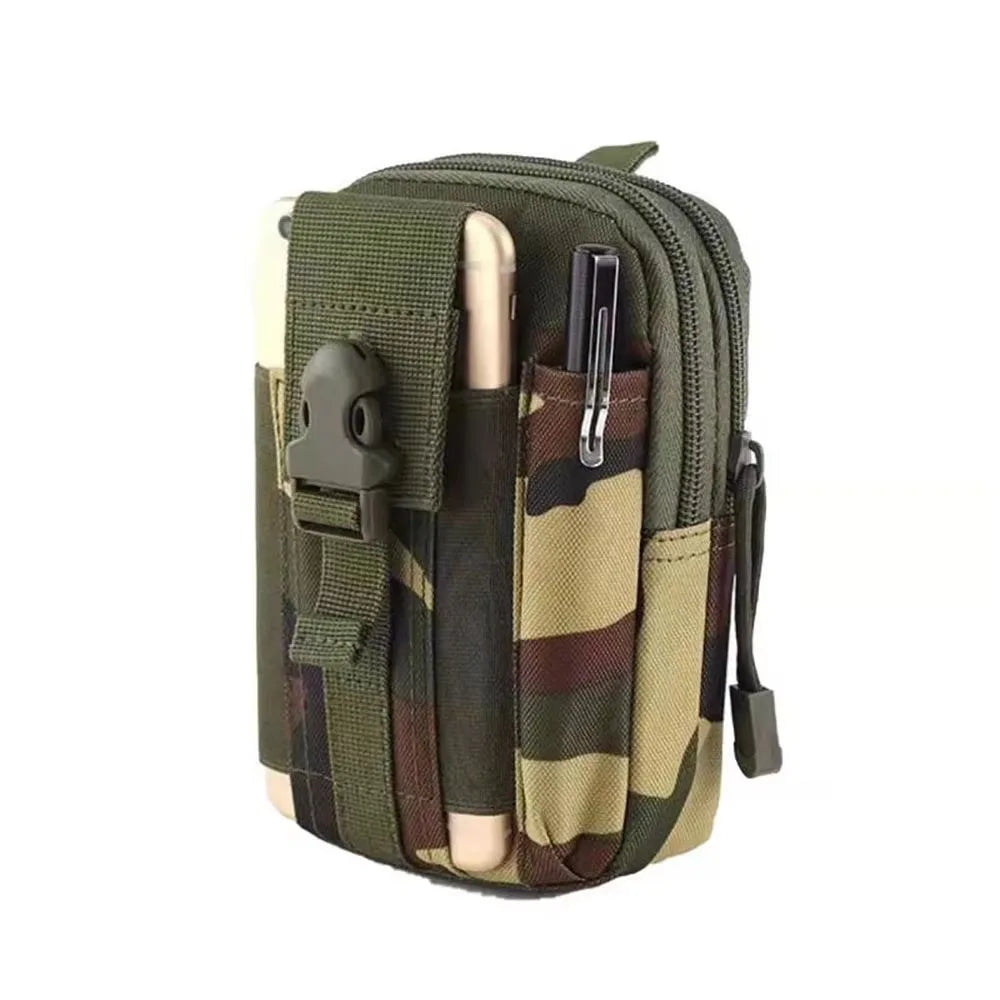 Sac de taille tactique pour hommes, sac Molle de chasse en plein air, Pack EDC multifonction, Sport, randonnée, chasse, outils de travail, pochette pour téléphone portable
