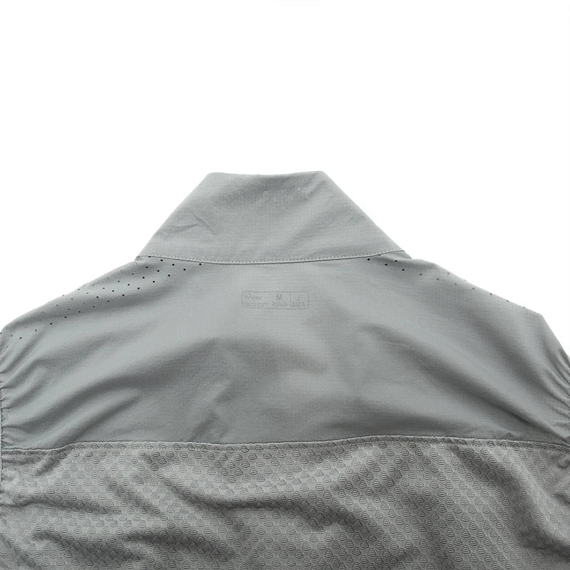Gilet de cyclisme homme UPF50+ — imperméable, coupe-vent, route, léger, sans manches