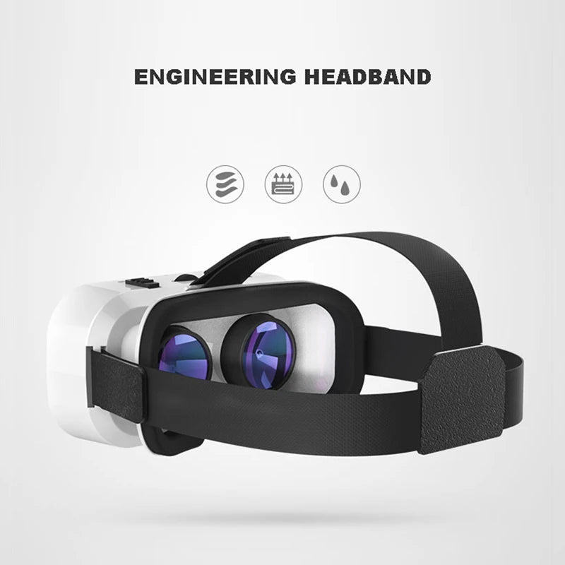 Casque VR 3D réalité virtuelle pour smartphone — jumelles, jeu vidéo (v6)
