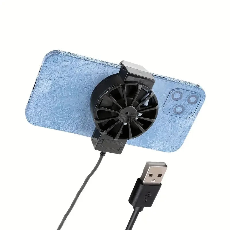 Refroidisseur Téléphone Portable USB — Mini Ventilateur Gaming & Streaming