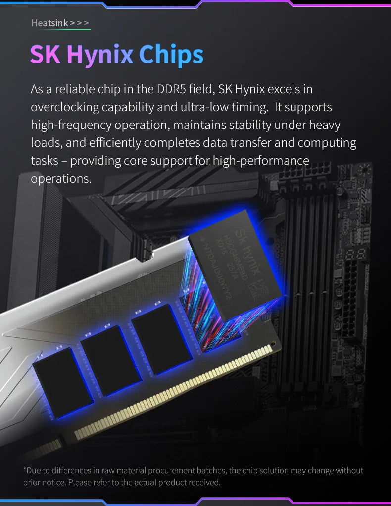 Mémoire RAM DDR5 KingBank 8 Go / 8 Go x 2 / 16 Go x 2 6000 MHz pour ordinateur de bureau CL36/CL30 XMP 3.0/AMD EXPO avec dissipateur thermique argenté