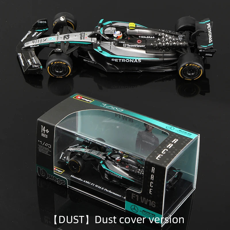 Modèle réduit F1 1:43 métal moulé sous pression 2025 — voiture de course, collection, jouet