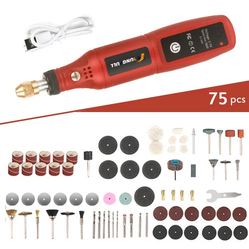 Mini perceuse électrique USB, stylo de gravure sans fil, Rechargeable, outils Dremel, outil rotatif, perceuse à main sans fil, Mini Machine à polir
