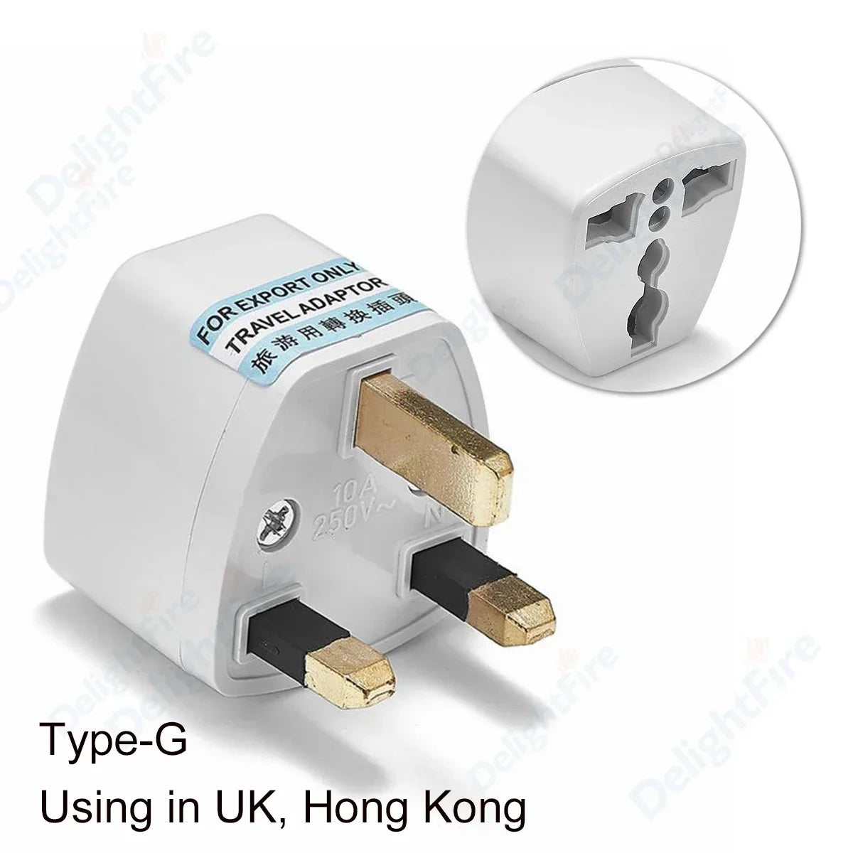 Universal Multi-function KR AU UK US to EU Power Plug Adapter Type E/F France Spain Travel AC Adapter Socket