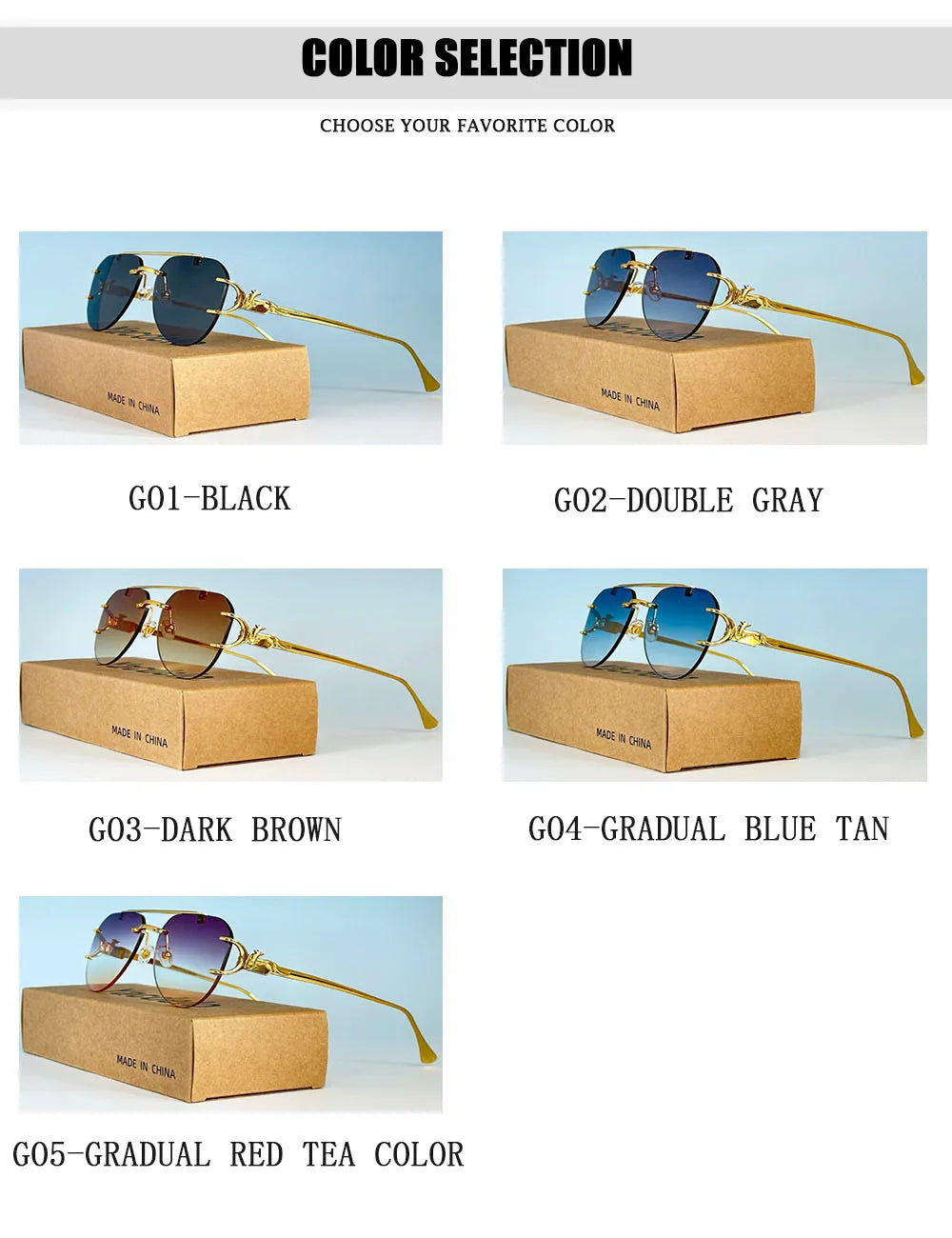 Lunettes de soleil femmes sans monture ovale — mode, vintage, 2025