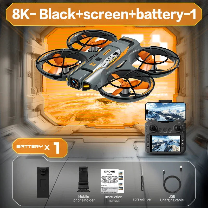 Drone Mini Lenovo A21Pro 8K GPS Profesional, Fotografía Aérea HD, Avión Teledirigido, Cámara HD 5G, Dron de Juguete UAV