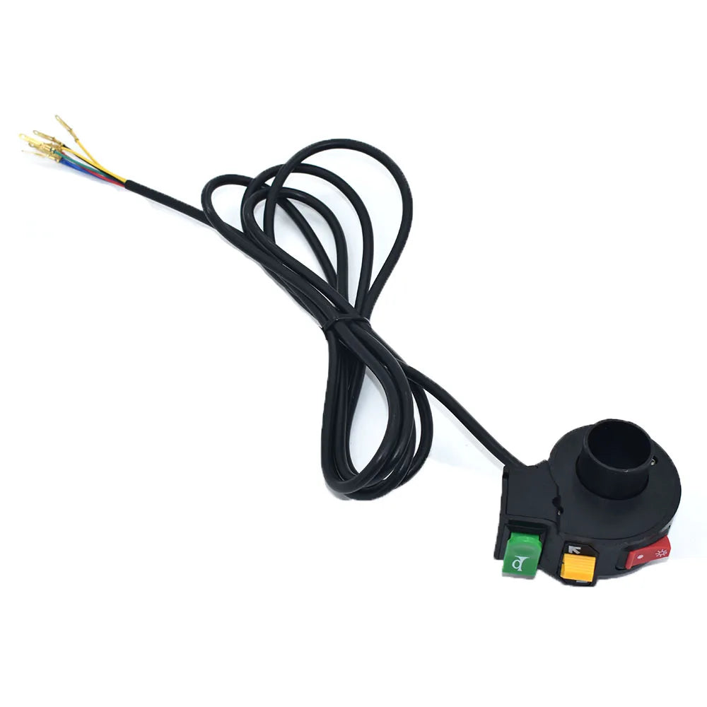 Para Citycoco Scooter Eléctrico manillar interruptor intermitente claxon faro interruptor de control tres en uno interruptor multifunción