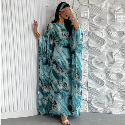 Abayas – robe de soirée ample à manches longues, pull du moyen-orient, caftans élégants pour femmes, Jilbabs, robes Maxi imprimées islamiques