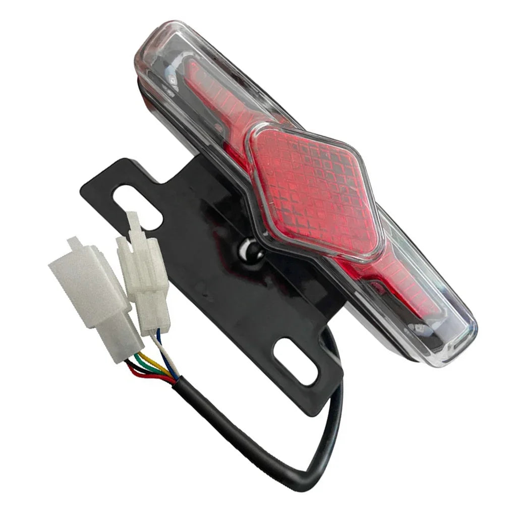 Waterproof LED Headlight for Electric Bicycle, Turn Signals, Taillight, 36V, 48V, 60V