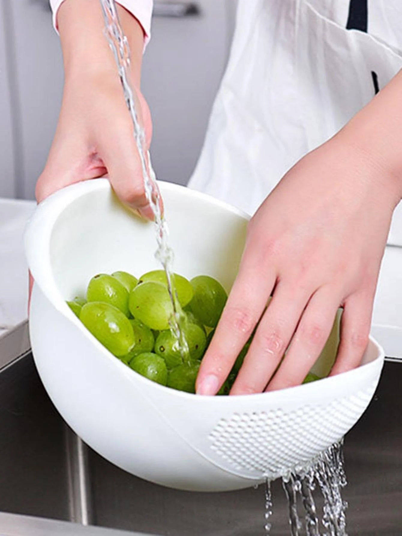 Bol à Riz & Panier de Vidange — Organisateur Lavage Cuisine Lot 1/3 Pièces