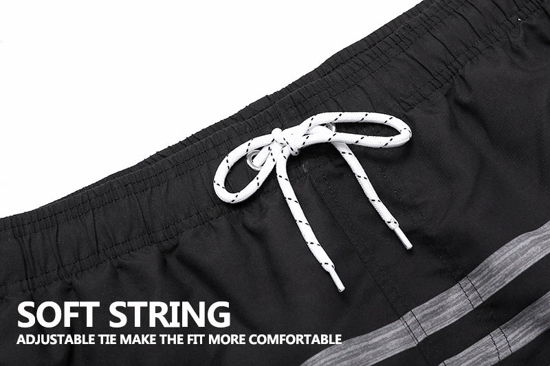 DATIFER été hommes plage impression Shorts maillots de surf Fitness entraînement troncs vêtements de sport pour hommes avec poches pantalons