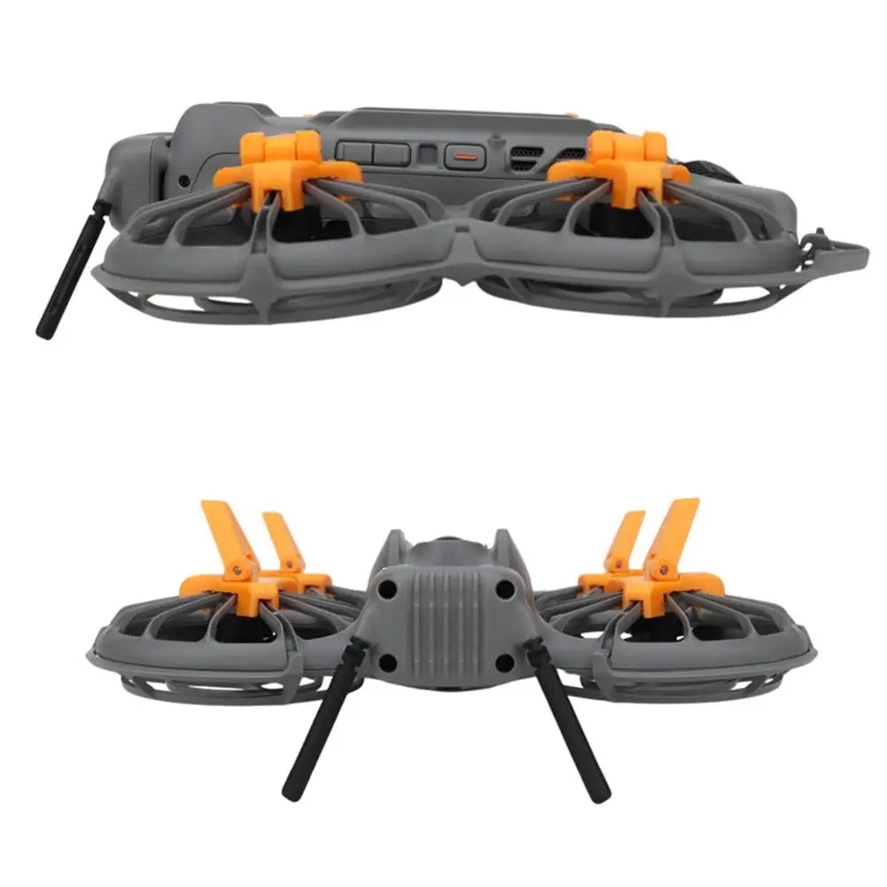 Tren de aterrizaje plegable y lente para Dron DJI Neo 2, juego de películas antiarañazos, extensión de pierna que aumenta la altura, accesorios para Dron