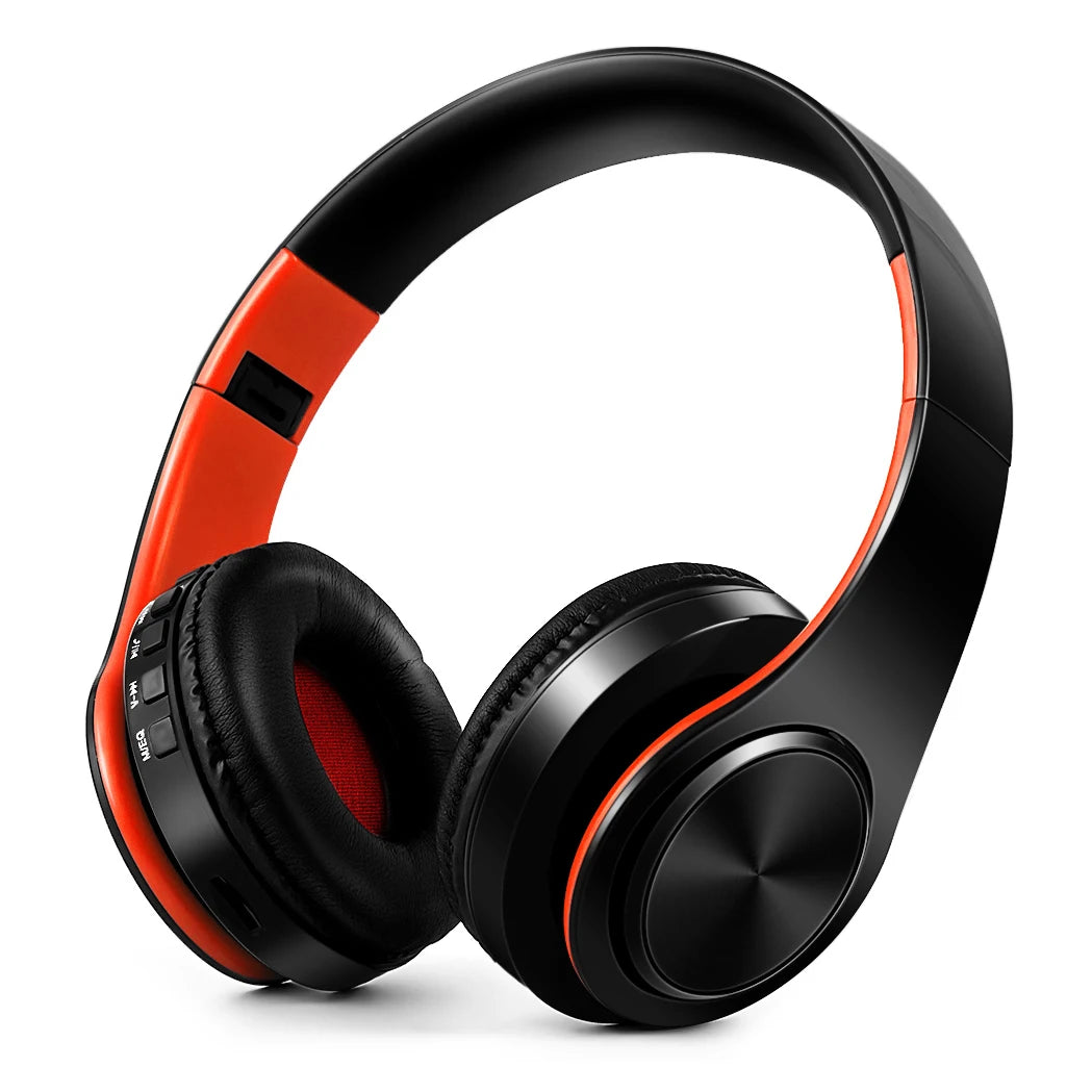 Auriculares inalámbricos Bluetooth para hombre, regalo dorado, auriculares estéreo, juego con micrófono incorporado, universales para Android e iOS