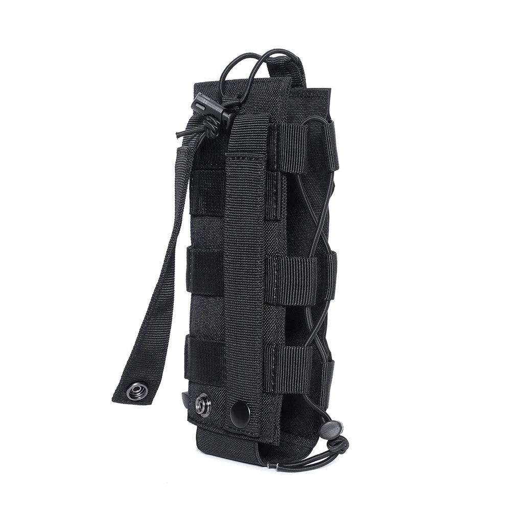 DIZETION Sports de plein air Molle bouteille d'eau pochette Radio cantine couverture étui taille Pack chasse randonnée voyage bouilloire support sacs
