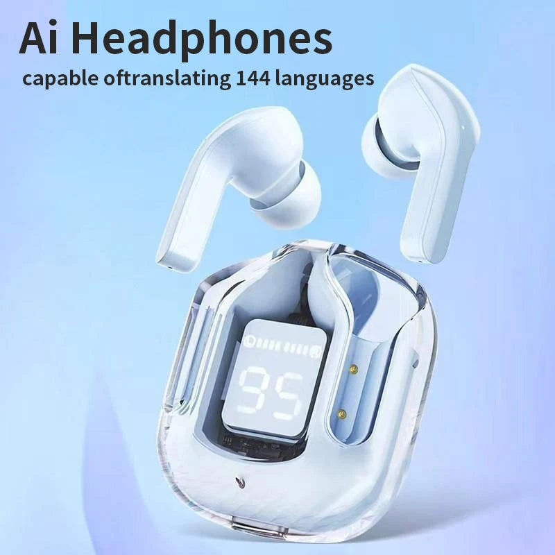 GREATWALL AI Translation Earbuds, In-Ear Noise Cancelling, High Definition 5.3 Sound Quality, Wireless Headphones for Sports and Fitness