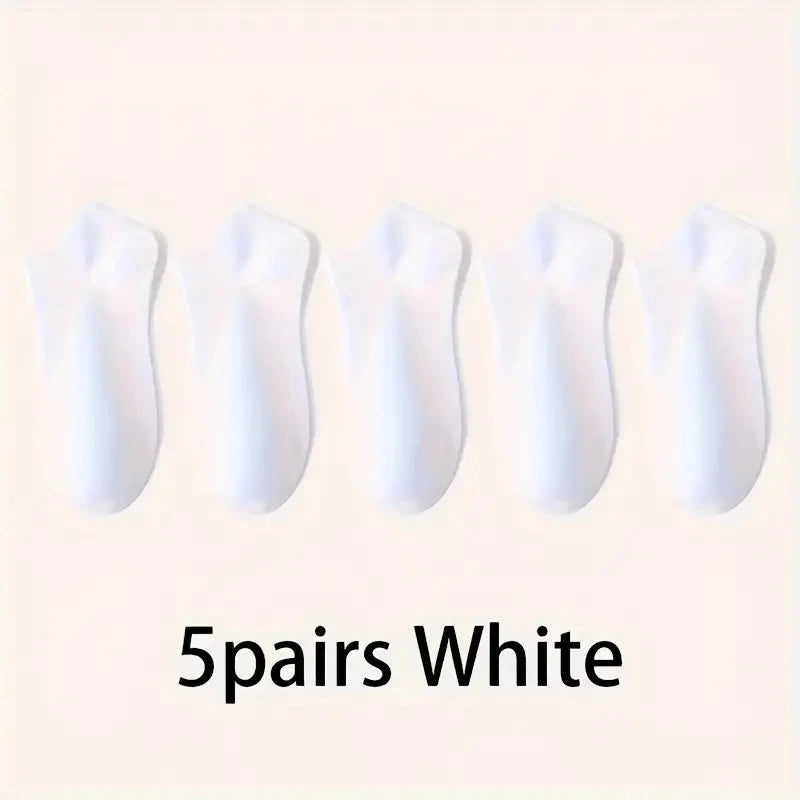Unisex, breathable, lightweight, comfortable, rinse socks, suitable for everyone, ideal for sports, 03/Wear, pack of 5/10