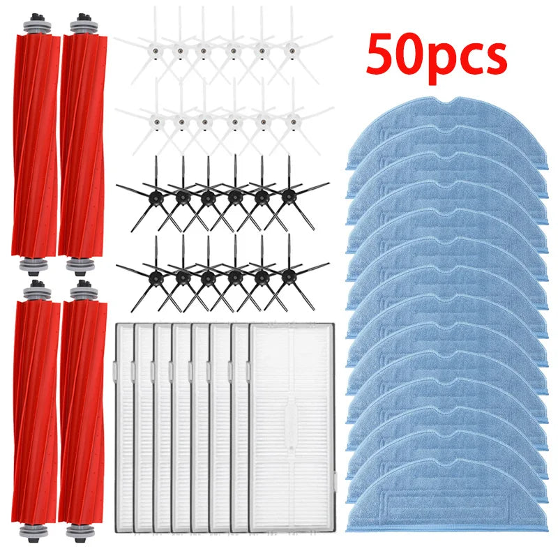 Roborock S7 S70 S75 S7Max S7 MaxV Ultra T7S Plus S7 Pro Ultra Accessories Main Brush Hepa Filter Mops Robot Vacuum Cleaner Parts