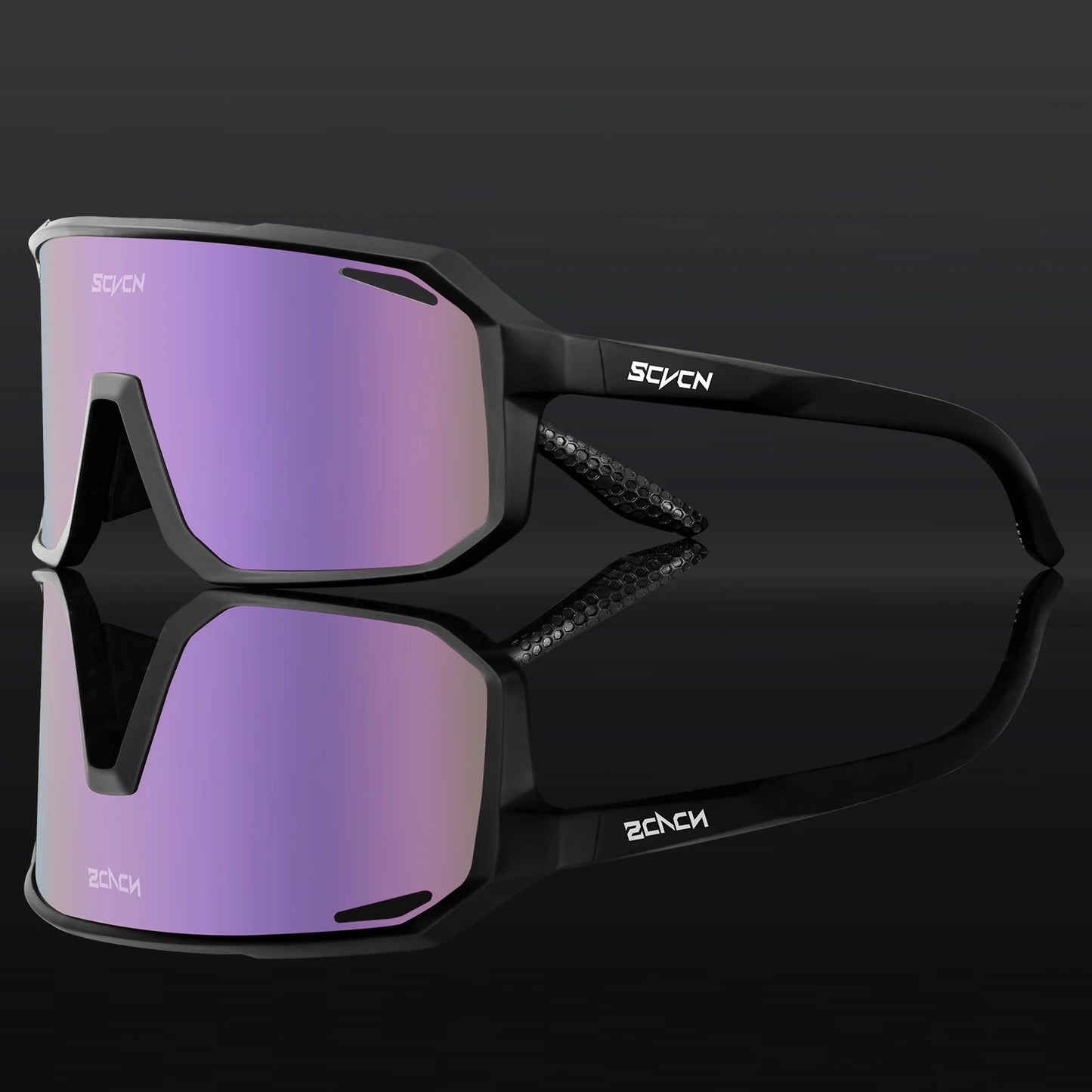 SCVCN Gafas de sol de ciclismo para hombre y mujer, MTB, bicicleta de carretera, gafas de conducción, deportes al aire libre, gafas de correr UV400, gafas de senderismo
