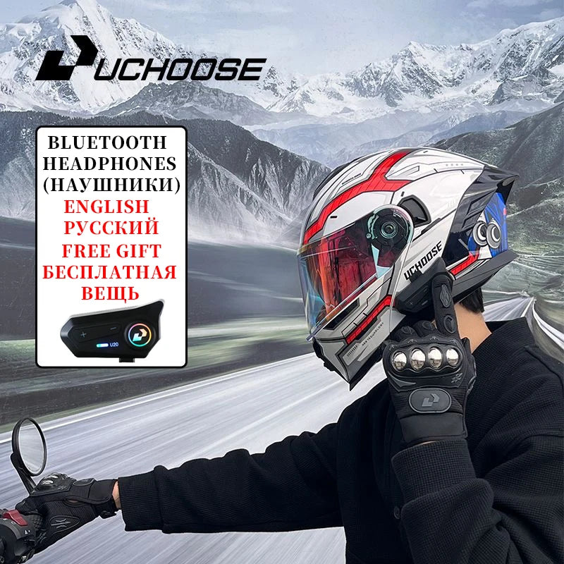 Casque de moto DOT de haute qualité quatre saisons course de Motocross modulaire rabattable hommes femmes casque tout-terrain casque gratuit