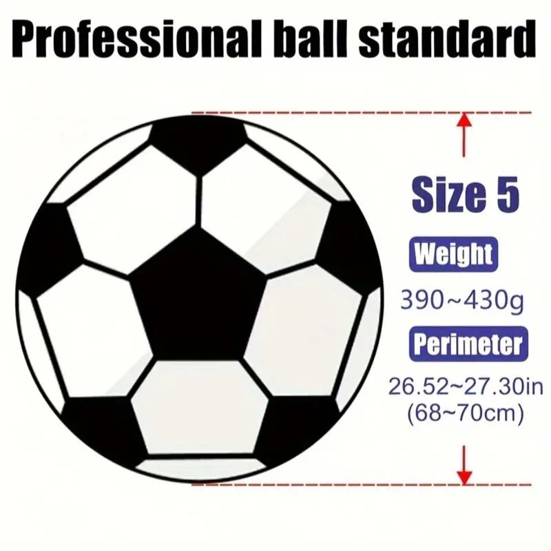 High-quality IkOfficial football, size 5, PU material, seamless, goal, team, outdoor match, game, football training