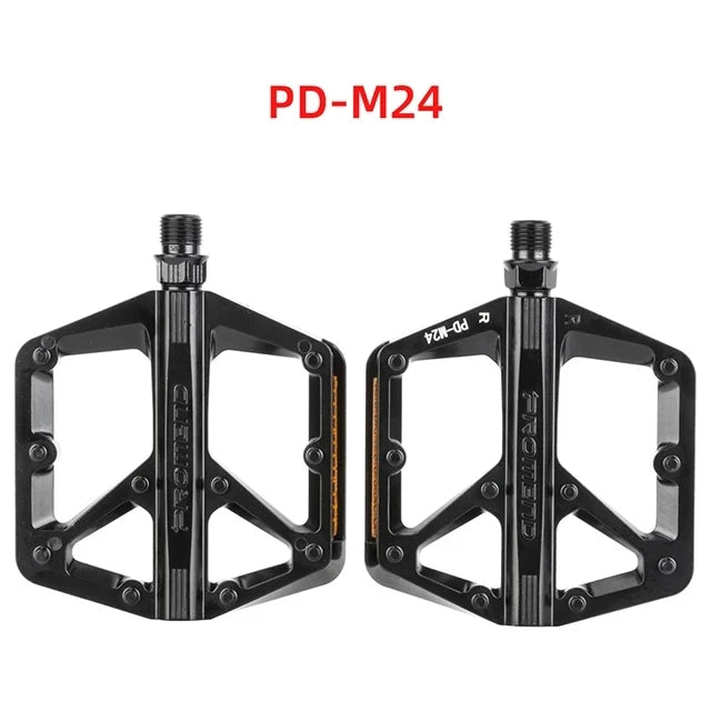 Pédales VTT Ultra-Légères Aluminium Plates — Pièces Vélo 9/16 Pouces