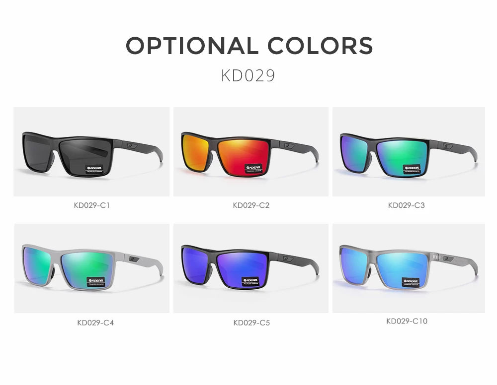 Lunettes de soleil résistantes aux rayures — verres polarisés, protection UV400, sport et loisirs