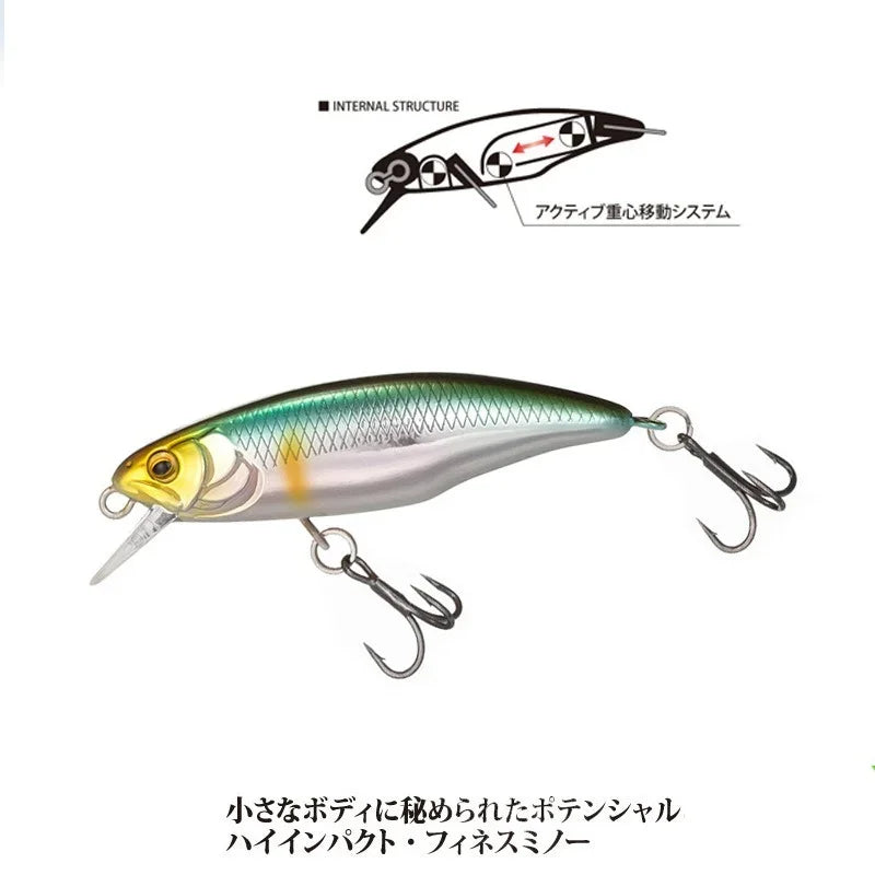 Leurre de Pêche 52mm 4.5g — Jerkbait Dur Brochet, Perche & Bar