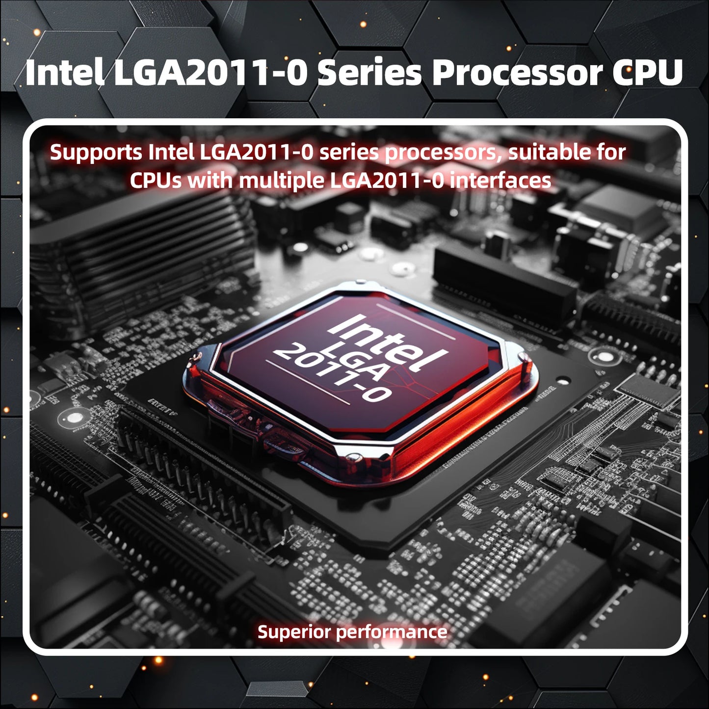 ZSUS X79 Kit de carte mère avec processeur Intel LGA2011 Xeon E5 2630 V2 DDR3 1*16GB ECC RAM mémoire prise en charge M.2 NVME Slot