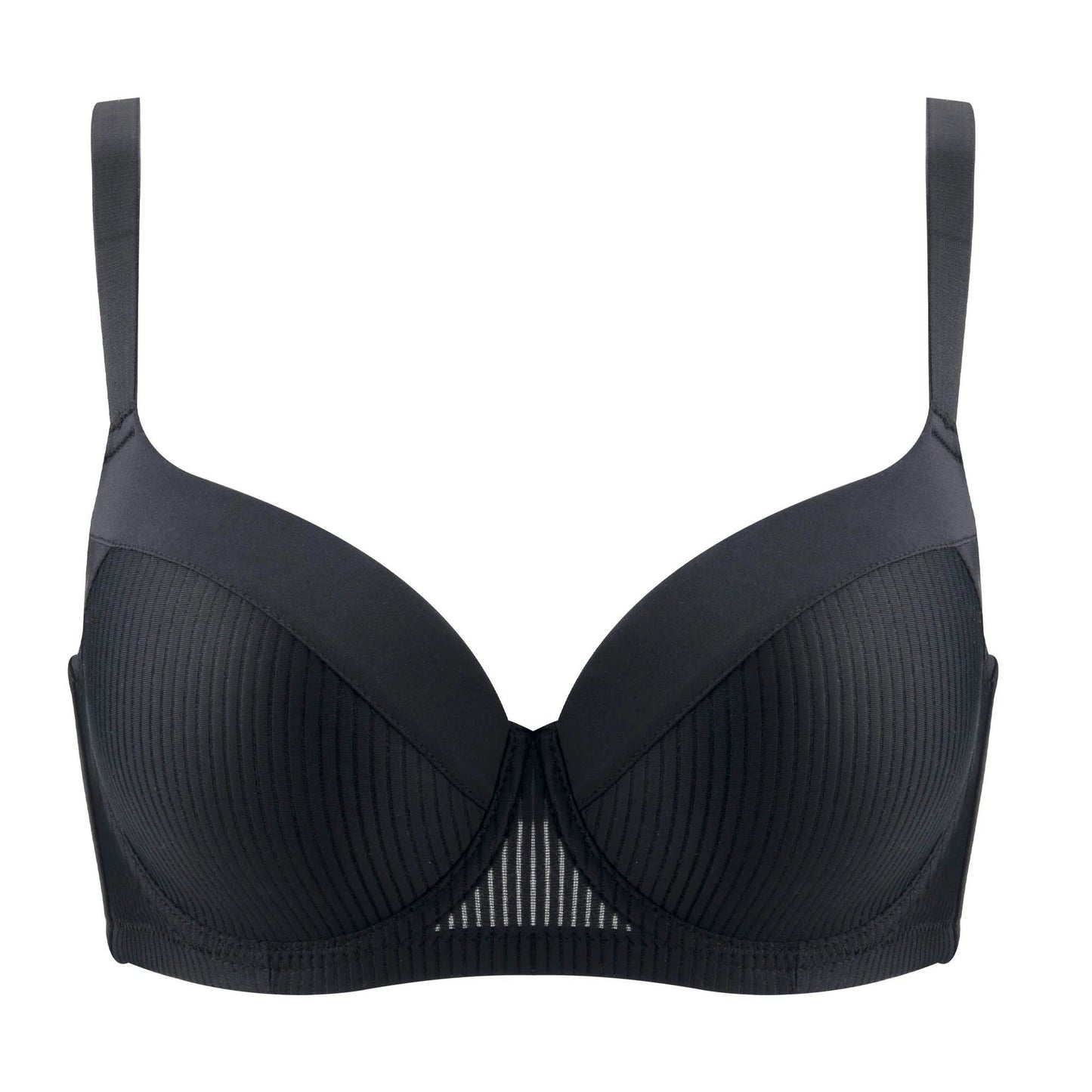 T-shirt Push Up grande taille pour femmes, soutien-gorge à armatures, Lingerie de soutien légèrement rembourrée, 75 80 85 90 95 B C D E F