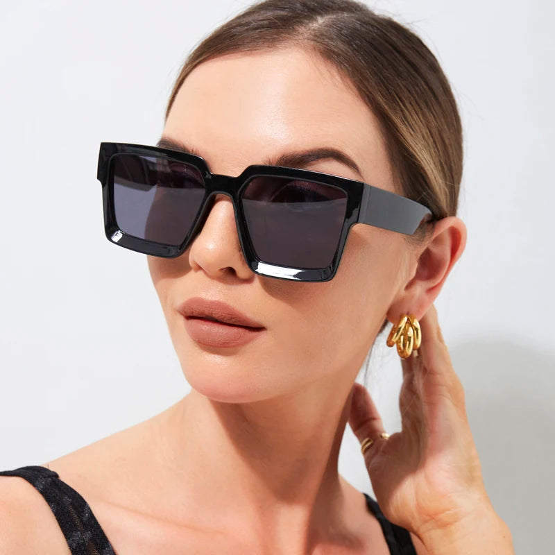 Lunettes de soleil vintage cyclisme carrées — hommes, femmes, rétro, unisexe, populaires, UV400