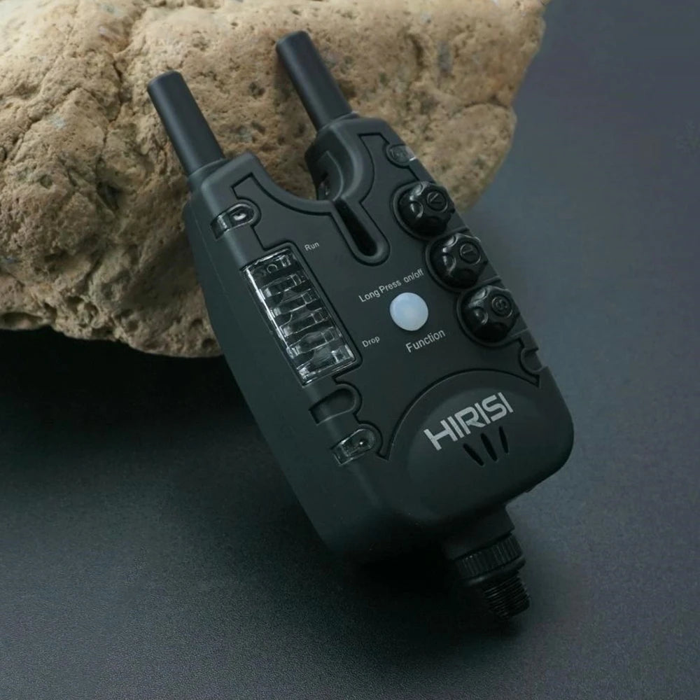 Alarmes de pêche à la carpe Hirisi avec lumière LED, volume, tonalité et sensibilité réglables, indicateurs de morsure de pêche B150