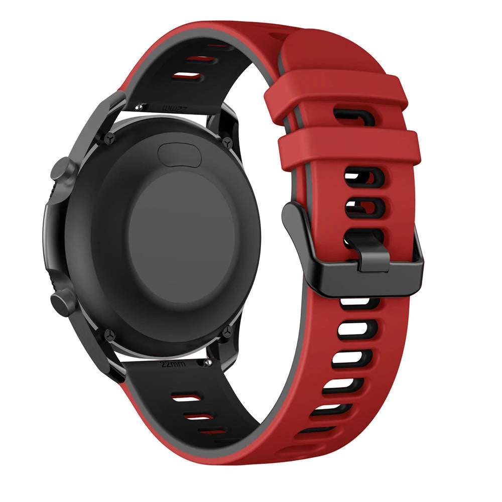 Bracelet de montre en silicone 20mm/22mm — compatible smartwatches, sport