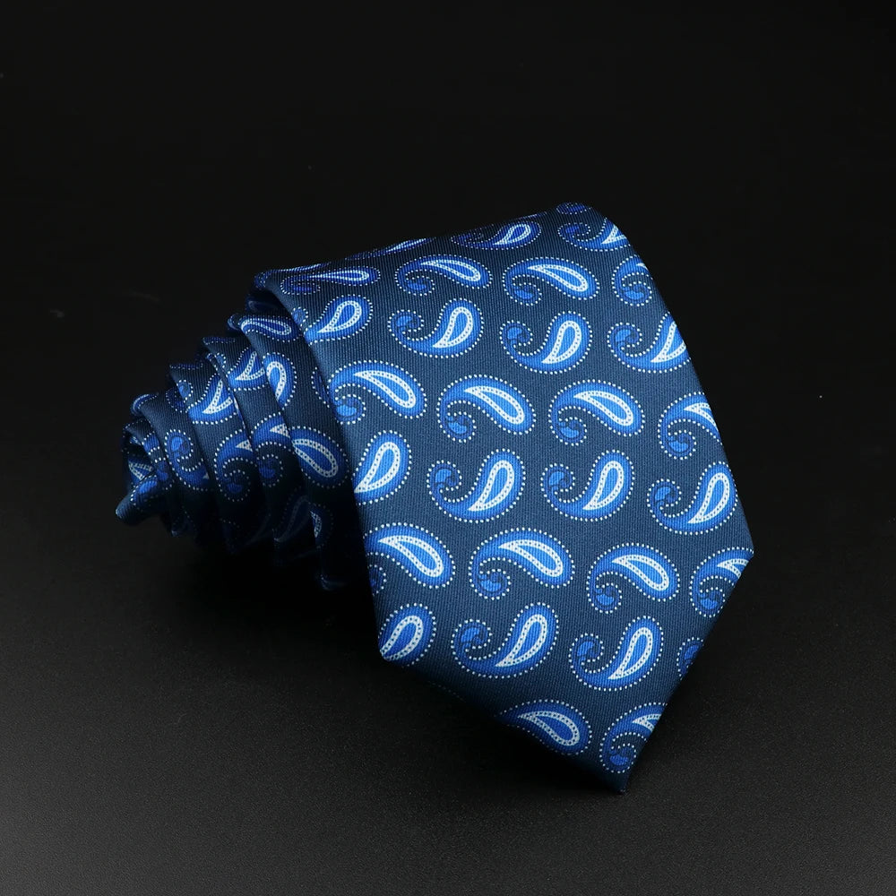 51 Styles Men's Silk Ties Jacquard Striped Plaid Floral Tie Accessories Daily Wear Shirt Suit Necktie Wedding Party Gift