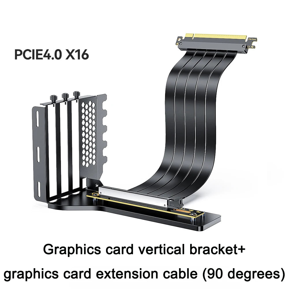 PCI Express 3.0/4.0x16 à x16 Gen 4 GPU Double carte graphique inverse câble d'extension carte Riser pour connecteur plaqué or ITX