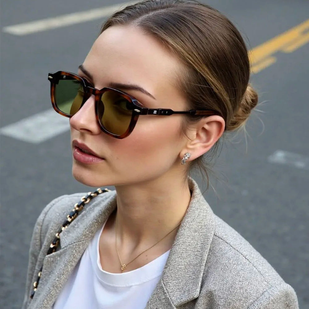 Lunettes de soleil pour hommes vintage — femmes, rétro, mode, vacances, 2025