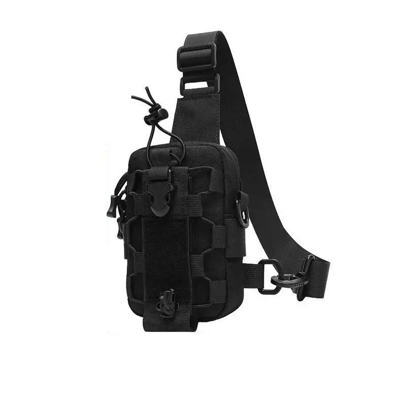 Sac de poitrine pour bouteille d'eau de Sport en plein air, couverture tactique suspendue à la taille, sacs de taille multifonctionnels, pochette de plate-forme de cyclisme d'escalade en plein air