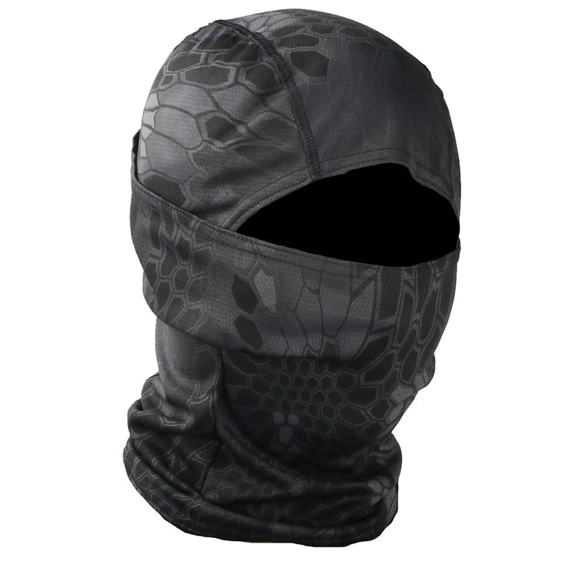 CamSolomon-Cagoule 3D imbibée pour homme, masque facial, capuche camouflage, écharpe, couvre-chef, sniper, ski, cyclisme, chasse, pêche, vêtements de sauna