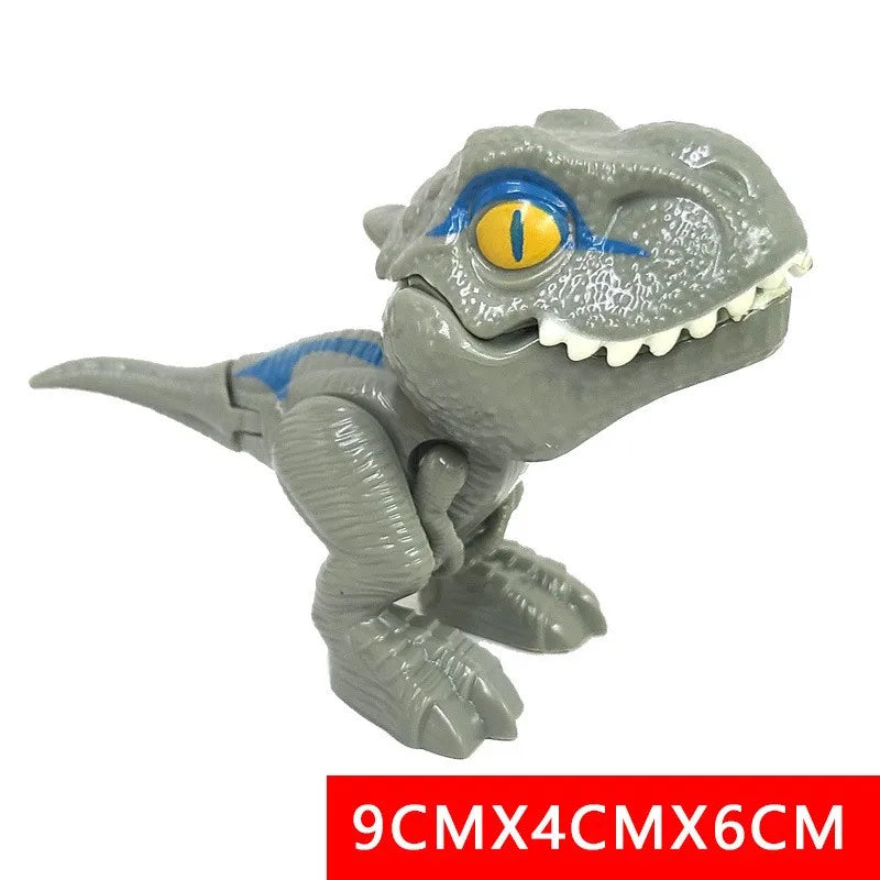 Dinosaure jurassique Triceratops tyrannosaure, modèle de jouets pour enfants, dinosaures créatifs pour mordre les doigts, jouet interactif, cadeau pour garçon