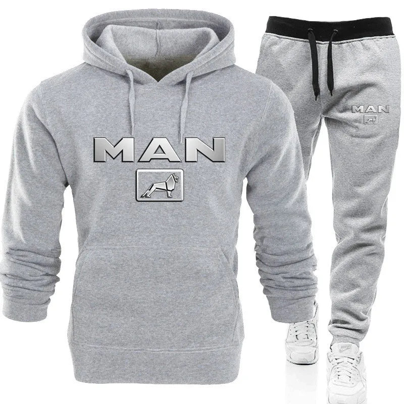 Men's hoodie and jogging pants, tracksuit, antibody, contractors, sportswear, Faremps, calf tint, 2024, 2-piece