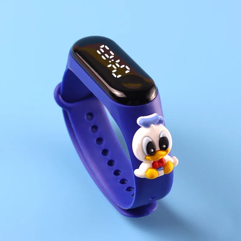 Reloj deportivo impermeable para niños, reloj SpidSuffolk Butter para niñas, pulsera electrónica, reloj táctil LED, de moda