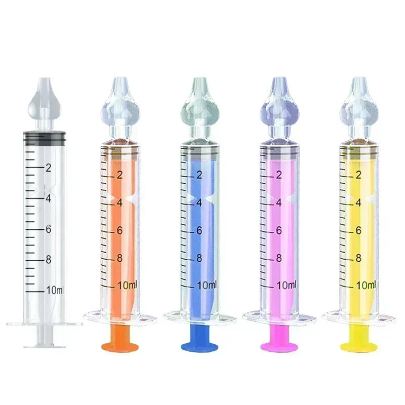 Rhinite irrigateur Nasal lavage pour enfants Silicone bébé aspirateur Nasal seringue bébé nez nettoyant enfants laveuse nasale réutilisable