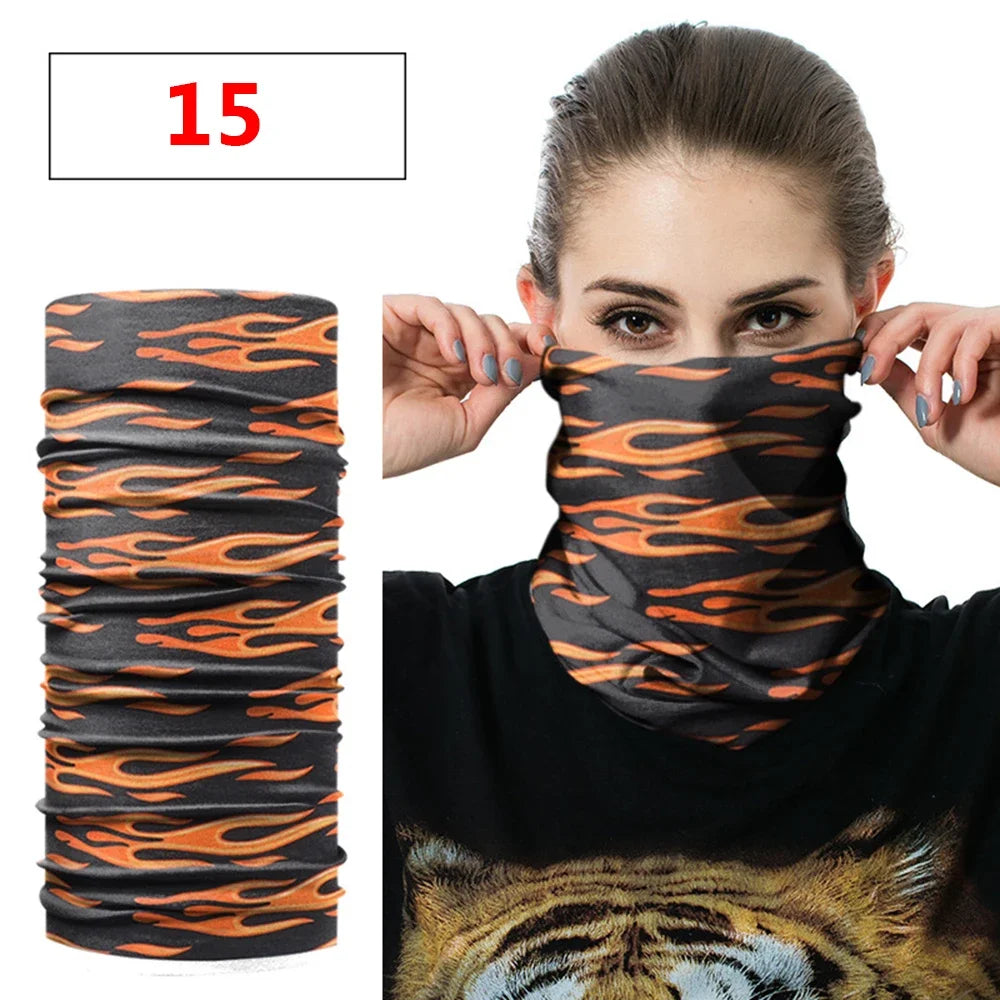 Écharpe de sport anti-poussière pour hommes et femmes, col pare-soleil, bandana pour la tête, le visage, le cou, la pêche en plein air