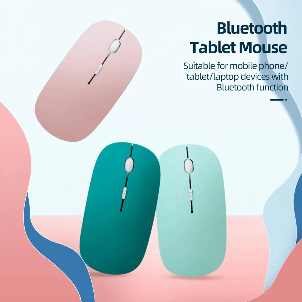 Souris Sans Fil Bluetooth Silencieuse — Gaming, Portable, PC, Tablette, Multi-Appareils